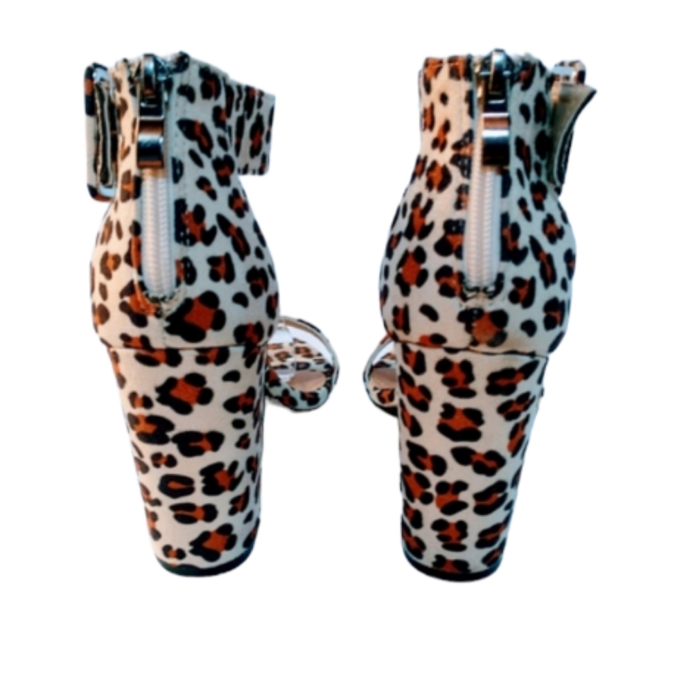 Modern Rebel Cheetah Print Block Heel Sandals - image 7